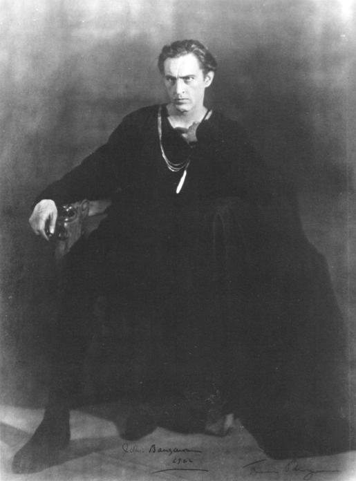 Here is the elder John Barrymore in Hamlet from 1922 john barrymore