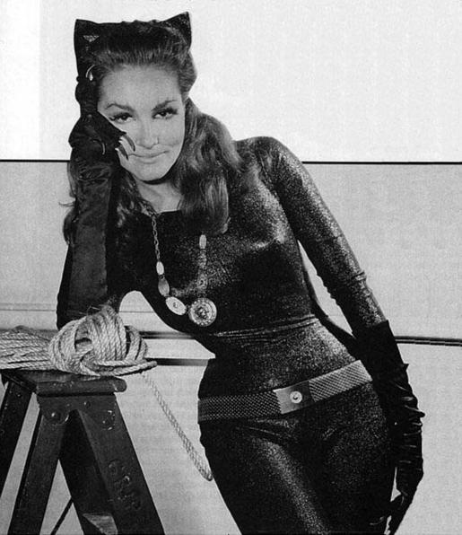 it's pronounced kevi: Julie Newmar.