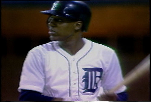 Detroit Tigers' Lou Whitaker sits in the dugout before the All-Star game in  Minneapolis wearing a hat and jersey he bought at a concession stand, July  16,1985. Whitaker left his uniform in
