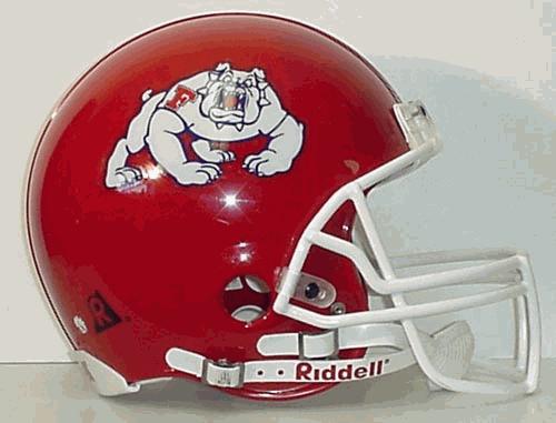 fresno state bulldogs helmet